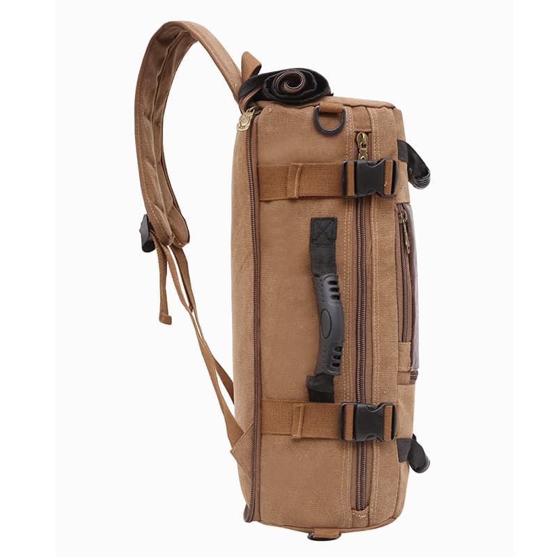 Canvas Duffel bag with Shoe Compartment thumbnail 8