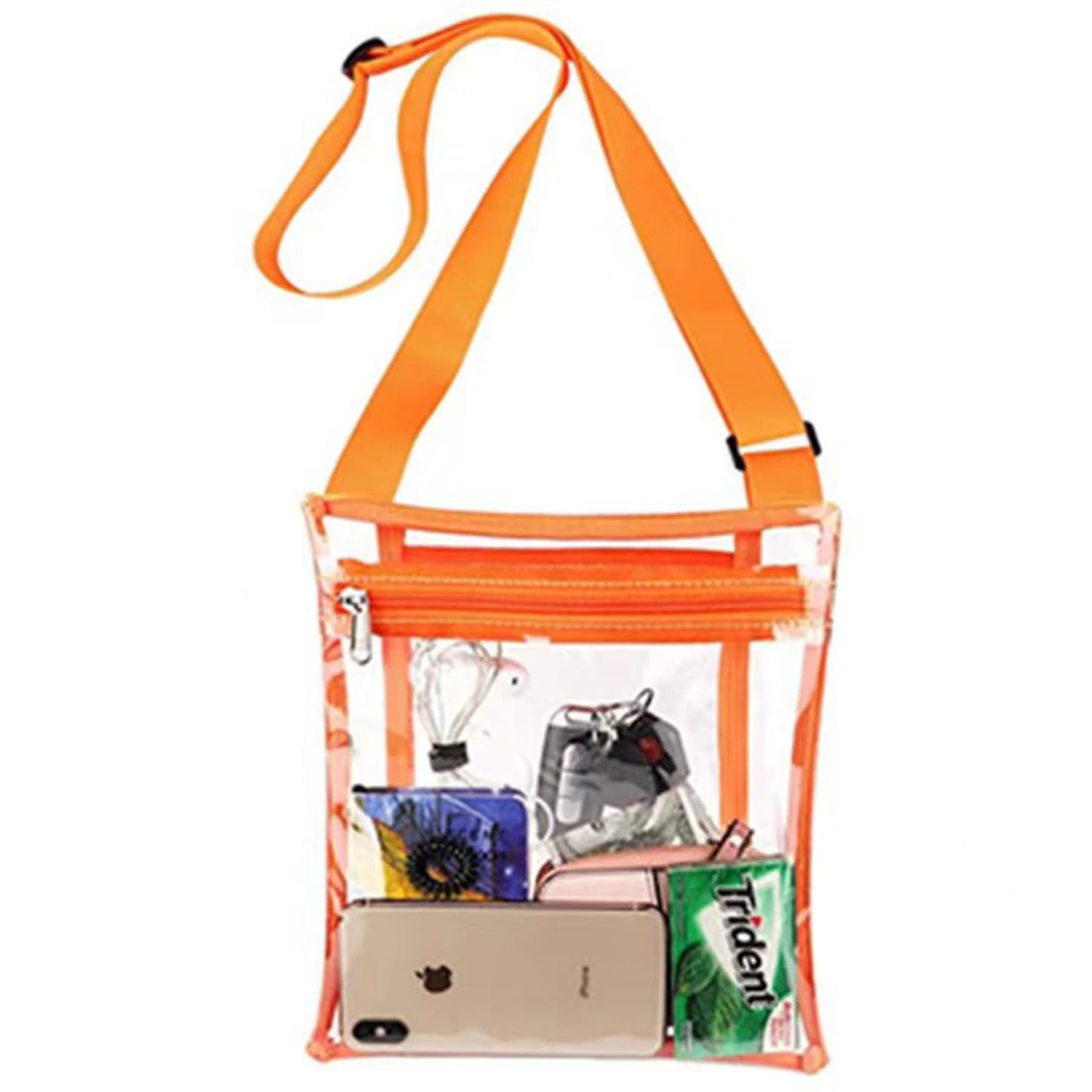 Pvc Transparent Crossbody Single Shoulder Bag thumbnail 5