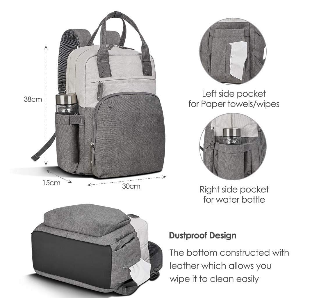 Multifunction Waterproof Travel Diaper Totes Bag Backpack thumbnail 5