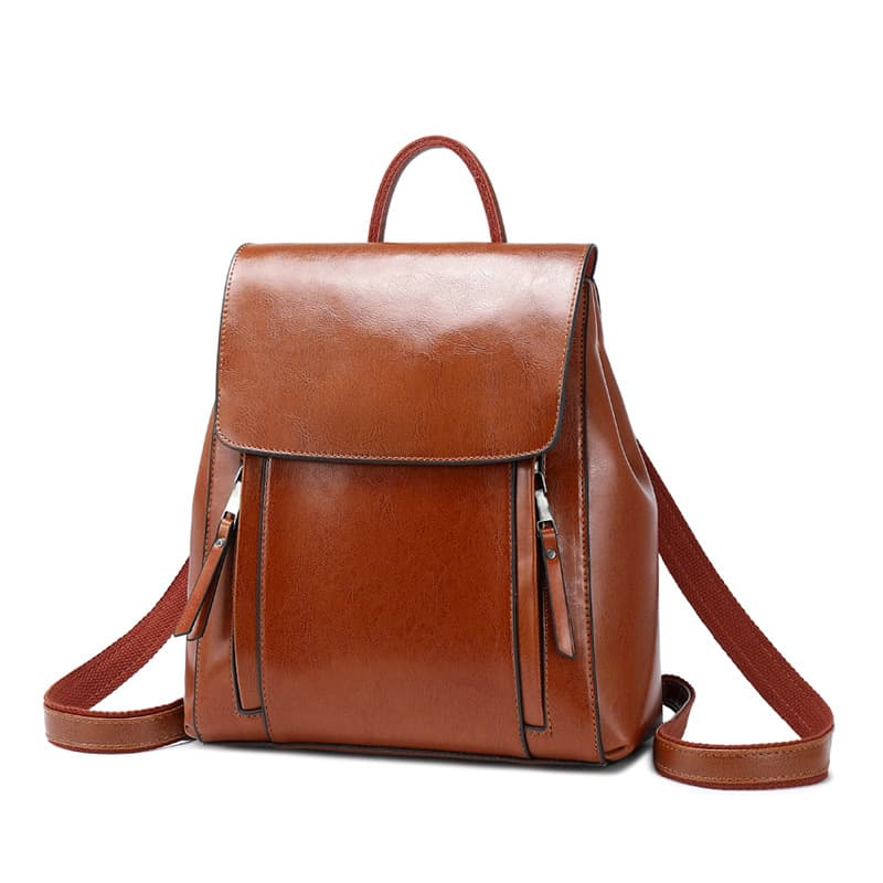 Fashion real cowhide backpack thumbnail 6