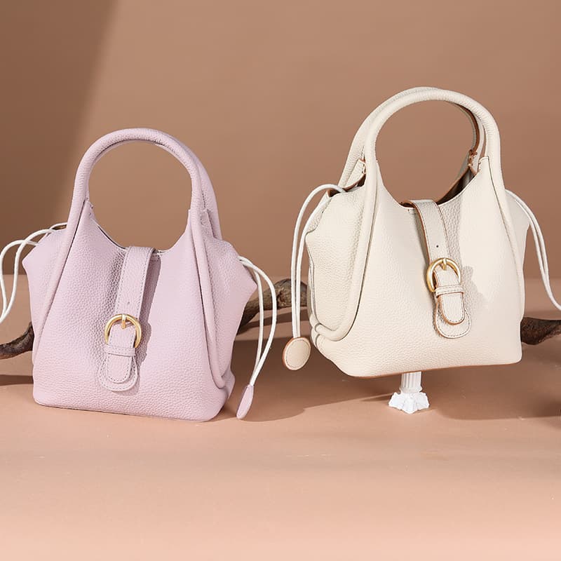 Genuine Leather Simple geometric shoulder cross-body bag thumbnail 3