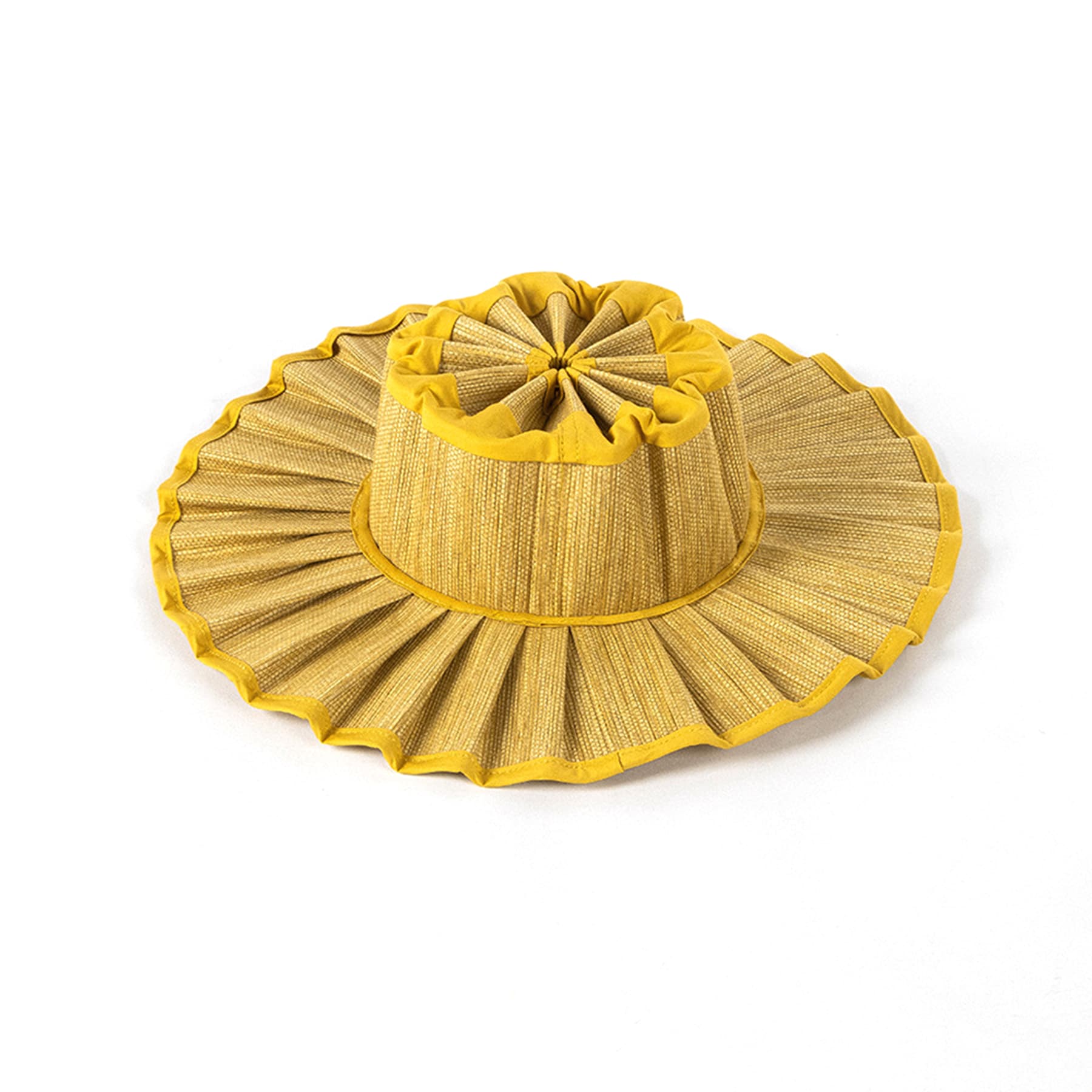 New Pleated Staw Hat thumbnail 10