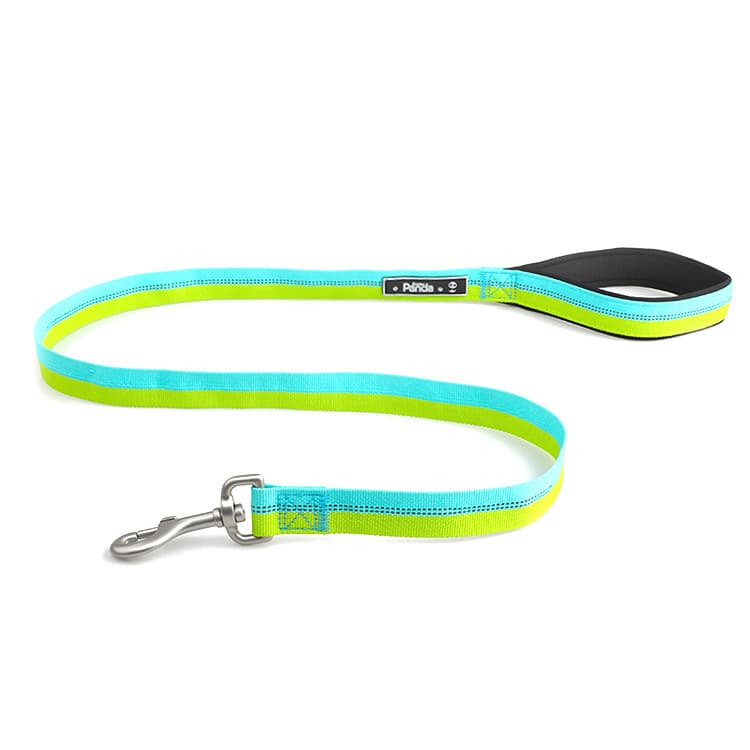 5 ‘Double Reflective Leash Nylon Leather Strap thumbnail 4