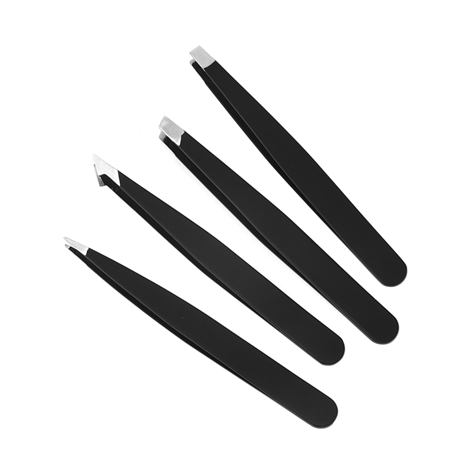 Stainless Steel Eyebrow Tweezers Set thumbnail 4