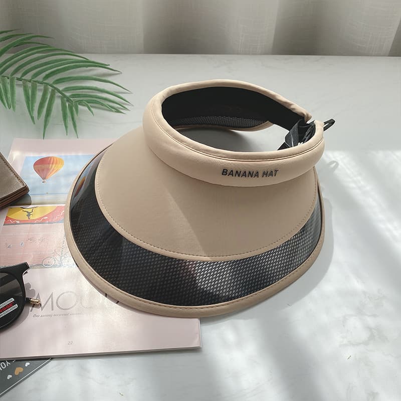 Empty Visor Cap For Women Wide Beach Sun Hats thumbnail 4