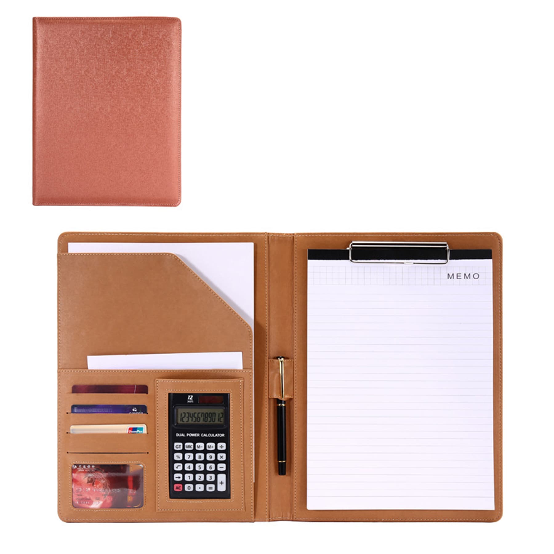 PU Business Portfolio A4 Size Clipboard thumbnail 4