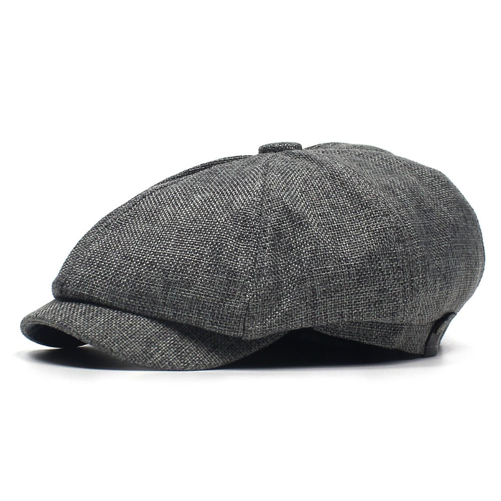 Men’s Cotton and Linen Newsboy Cap thumbnail 5