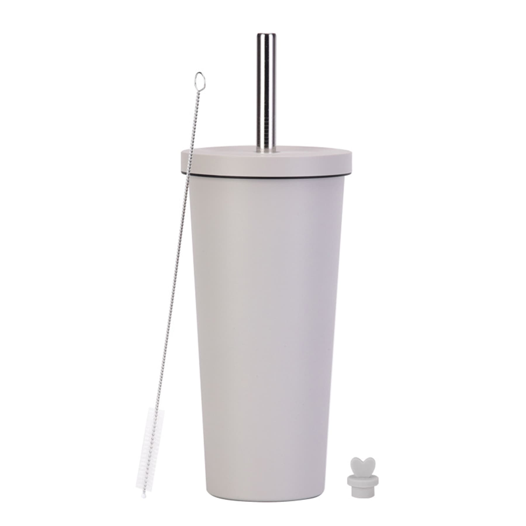 24 oz. Insulated Tumbler Cup with Straw thumbnail 4