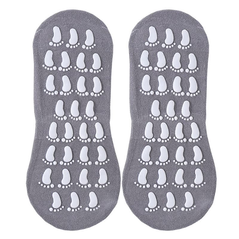 Yoga Pilates Non Slip Skid Socks With Grippers For Women thumbnail 2