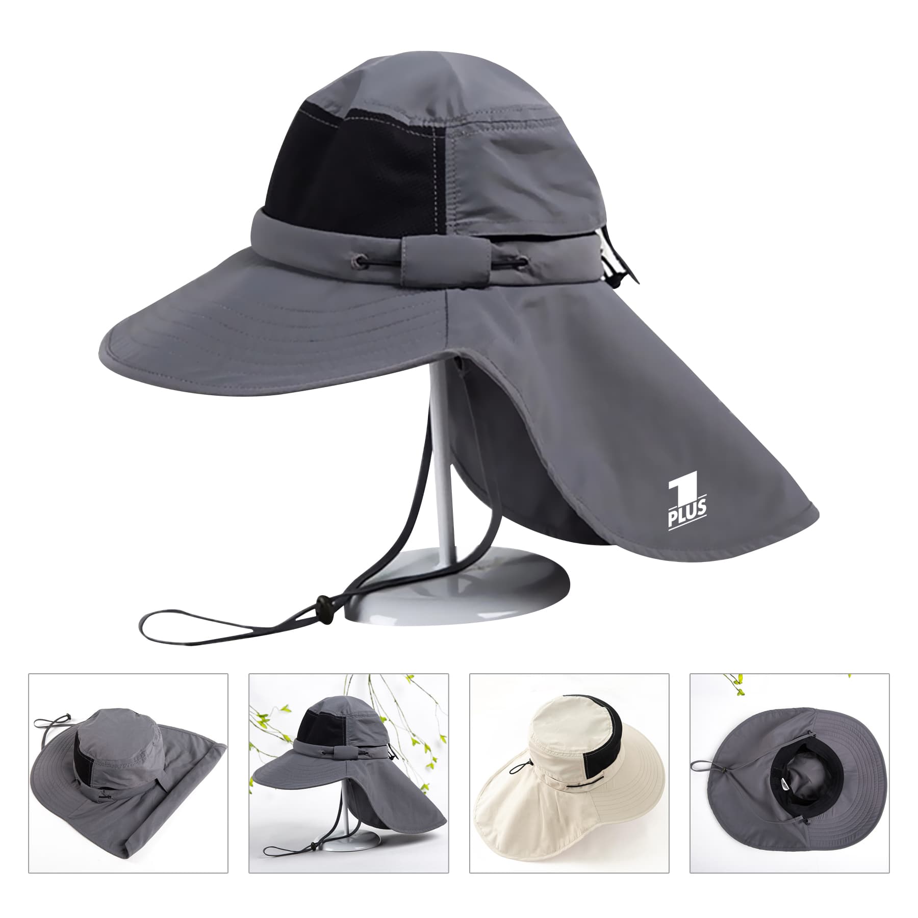 Upf 50+ Fishing Hat With Neck Flap