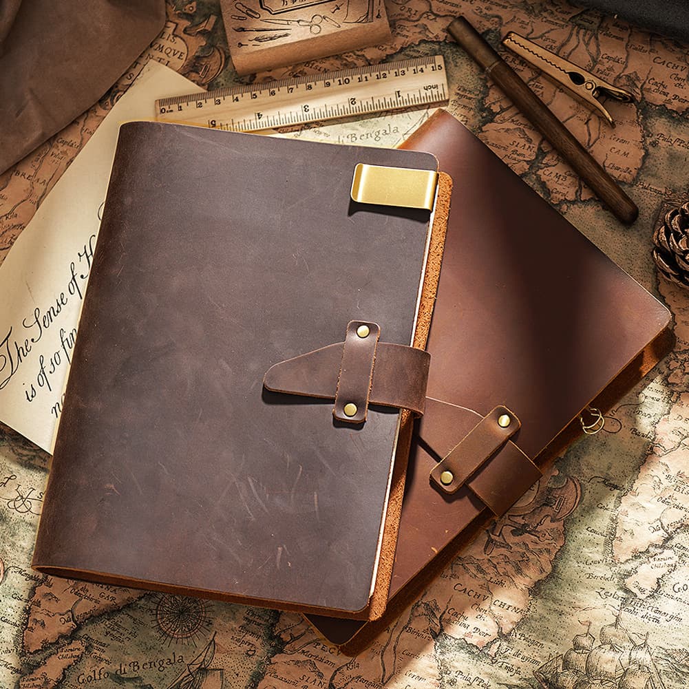Switchback Refillable Leather Notebook (Medium – 6 x 8)