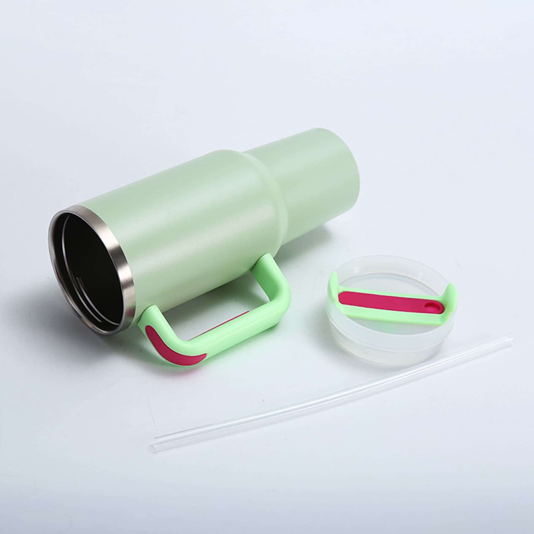 40oz Insulated Stainless Tumbler with Silicone Handle thumbnail 22