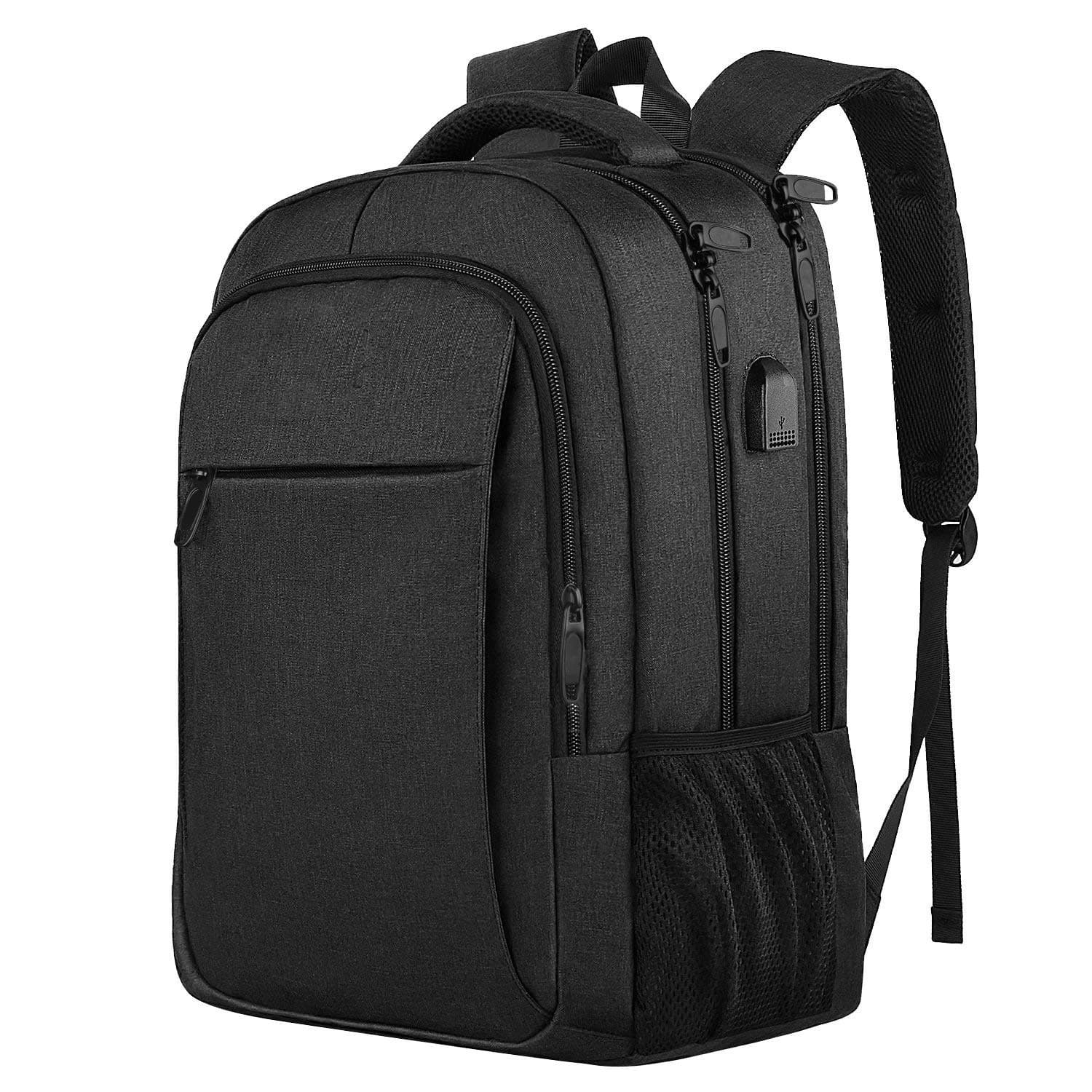 Anti Theft Simple Slim Travel Backpacks With Charging Port thumbnail 5