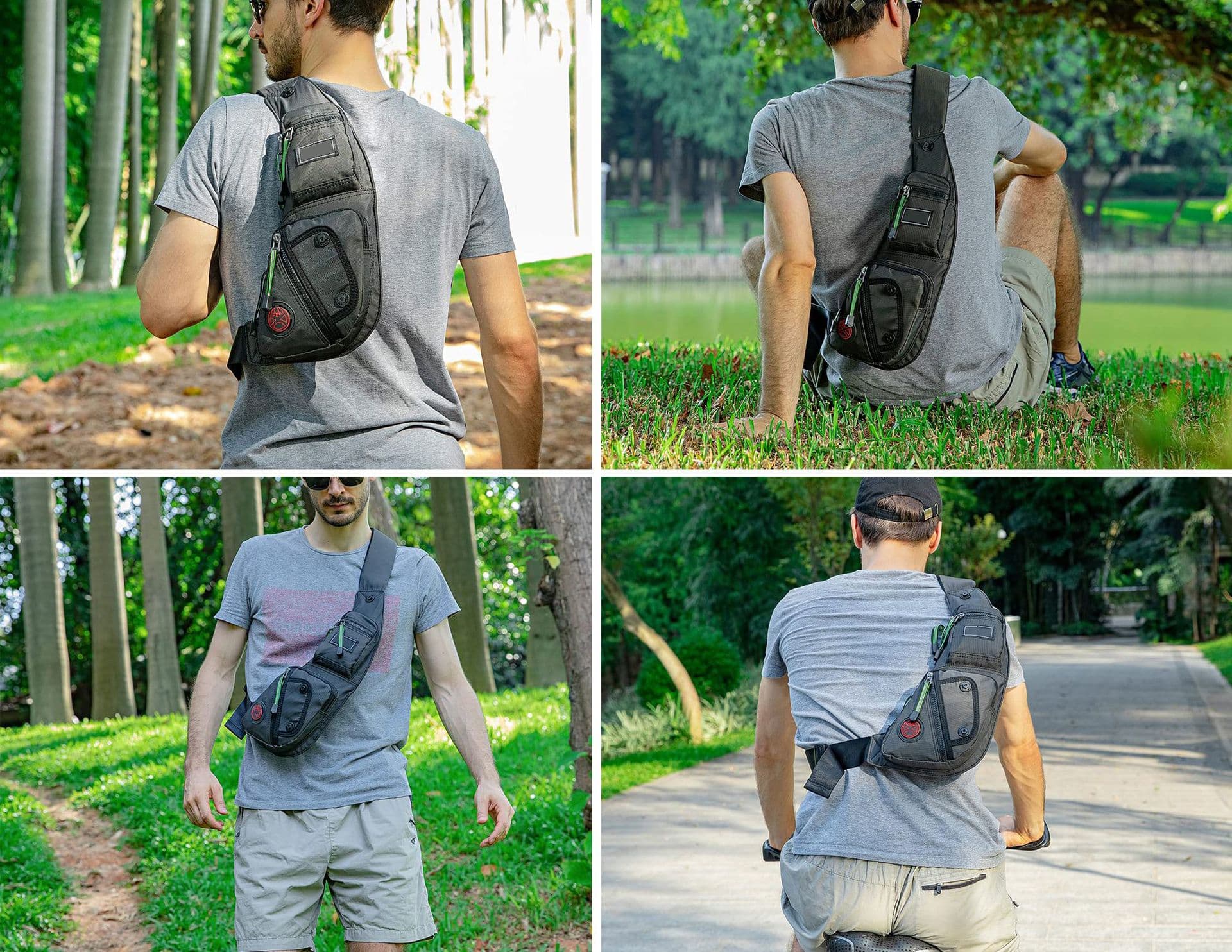Chest Shoulder Backpack Crossbody Bags thumbnail 4