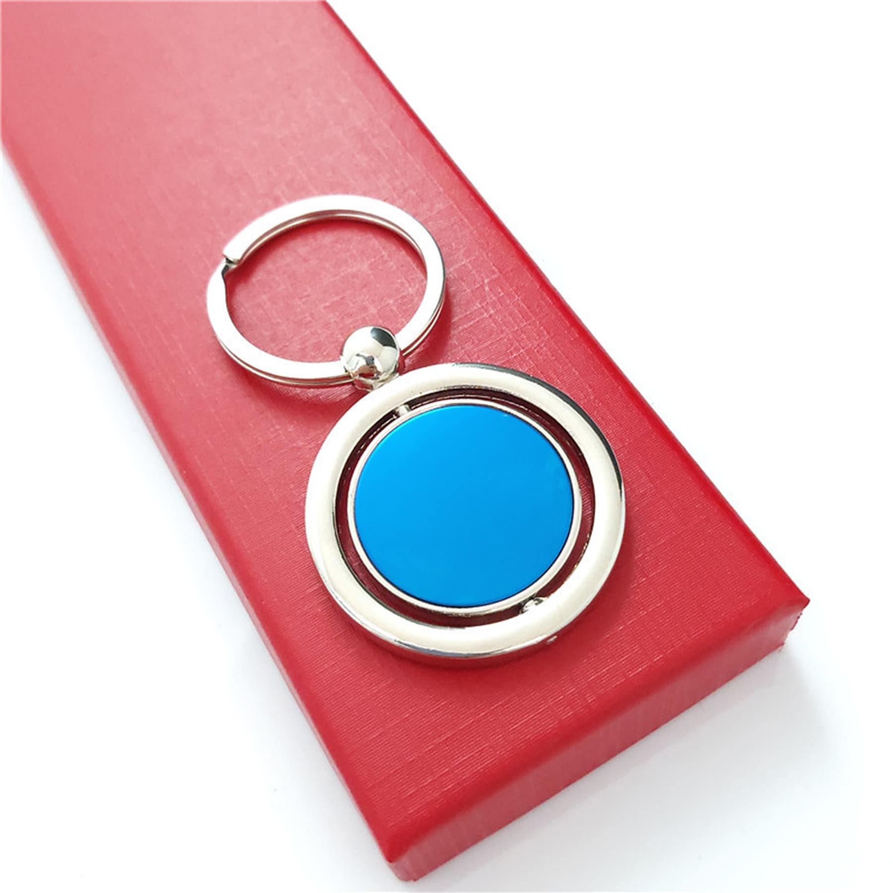 Round Spinner Keychain
