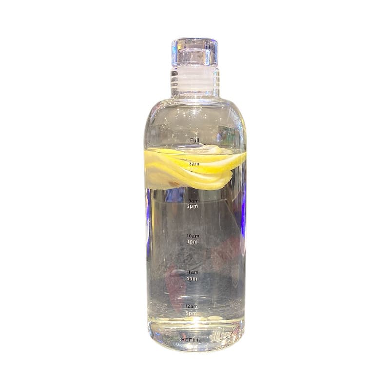 Transparent With Time Scale Water Bottle thumbnail 5