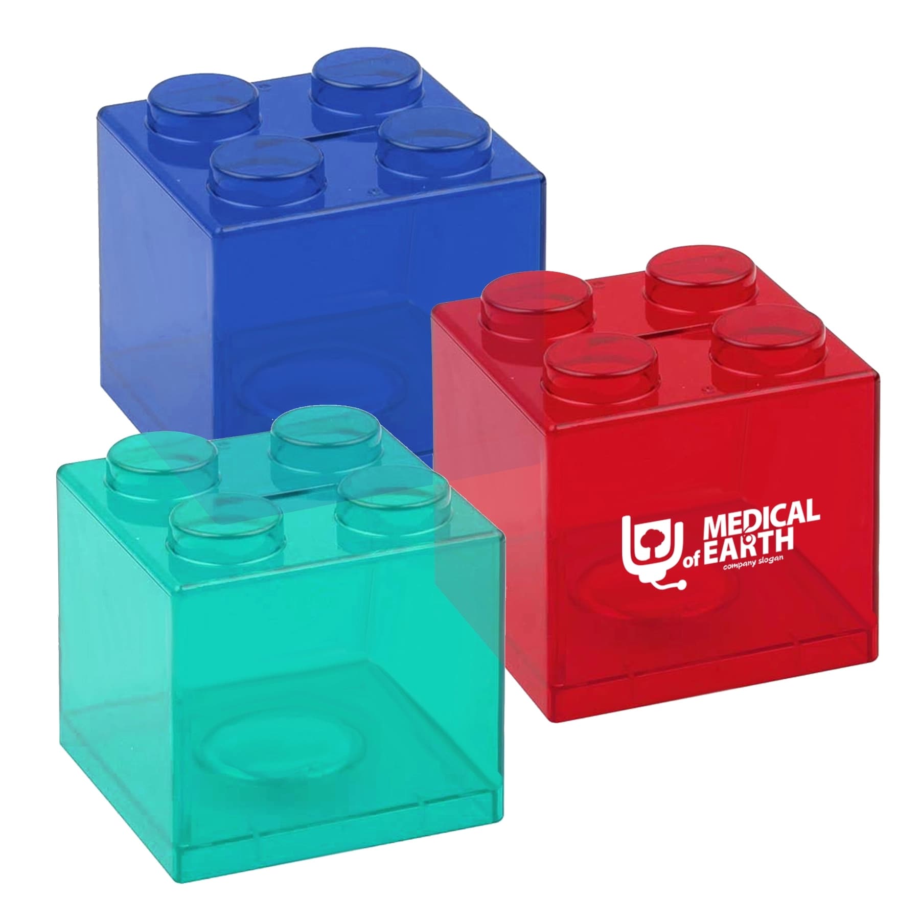 PS Clear Building Block Coin Bank thumbnail 9