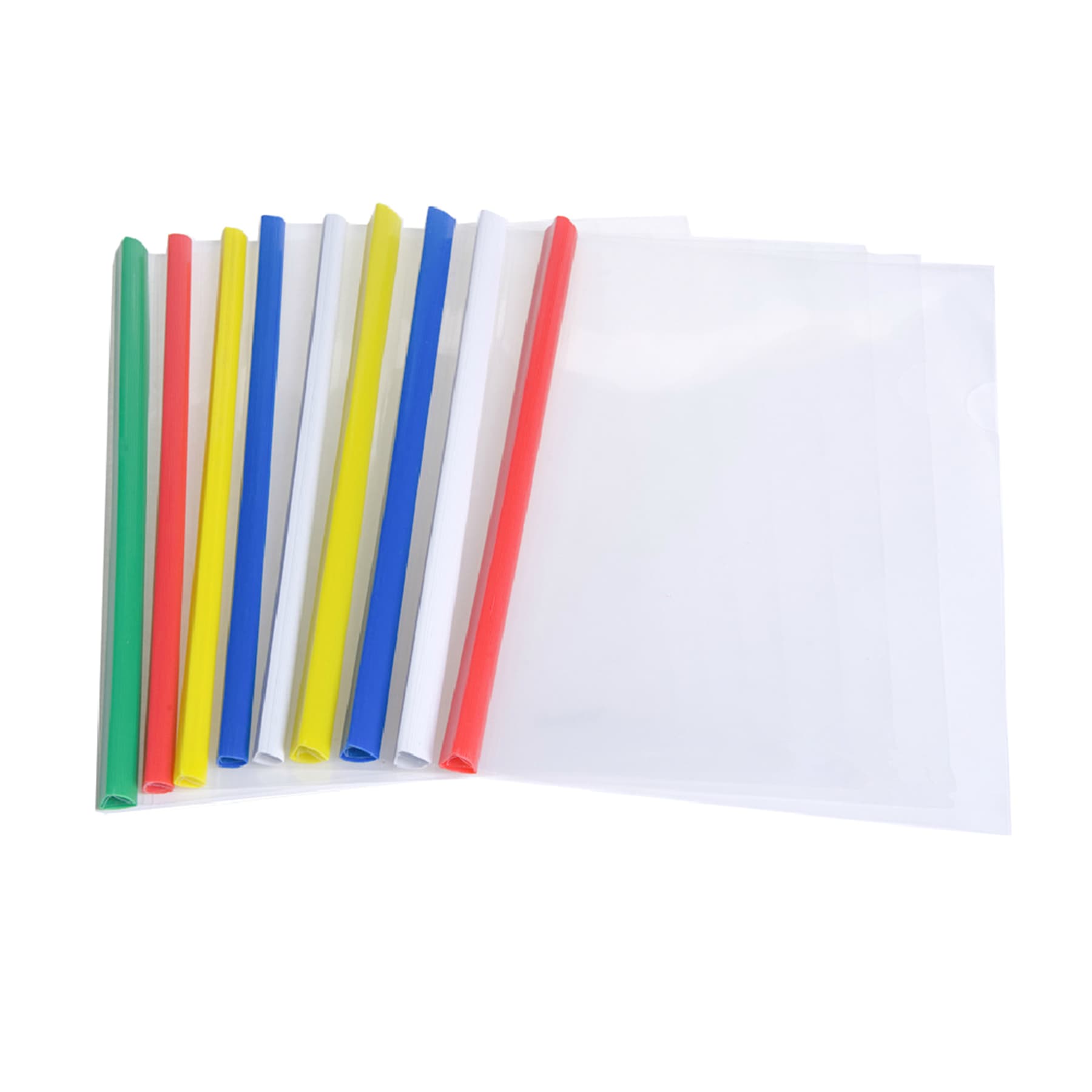 A4 Transparent File Document Folder with Sliding Bars thumbnail 3
