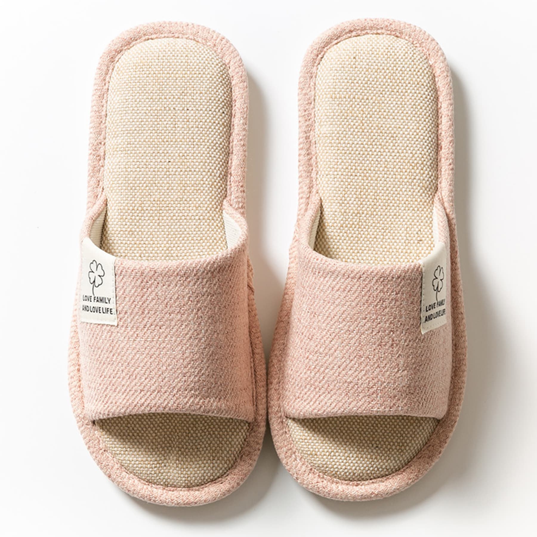 Four Season Linen Slippers With Thick Soles thumbnail 3