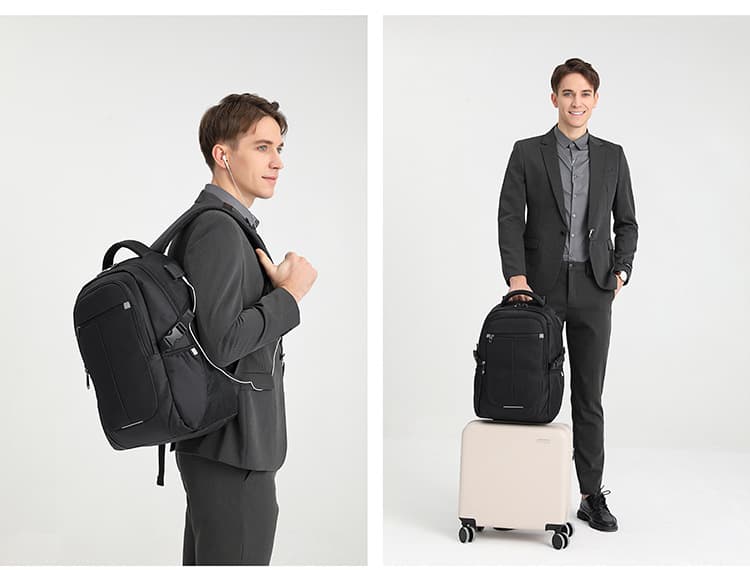 Waterproof Backpack With Usb Charging thumbnail 3