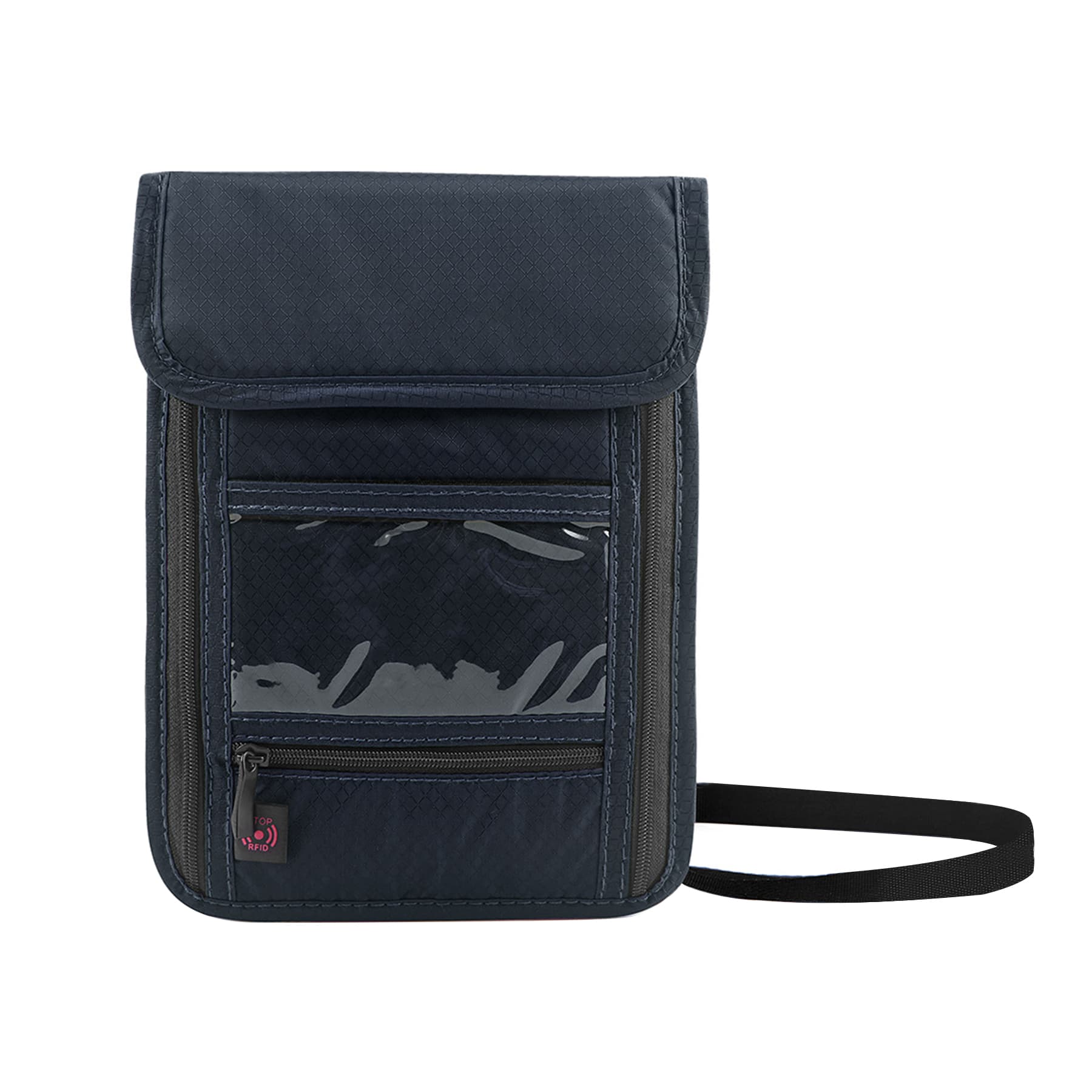 Nylon Multifunction Neck Wallet Badge Holder thumbnail 4