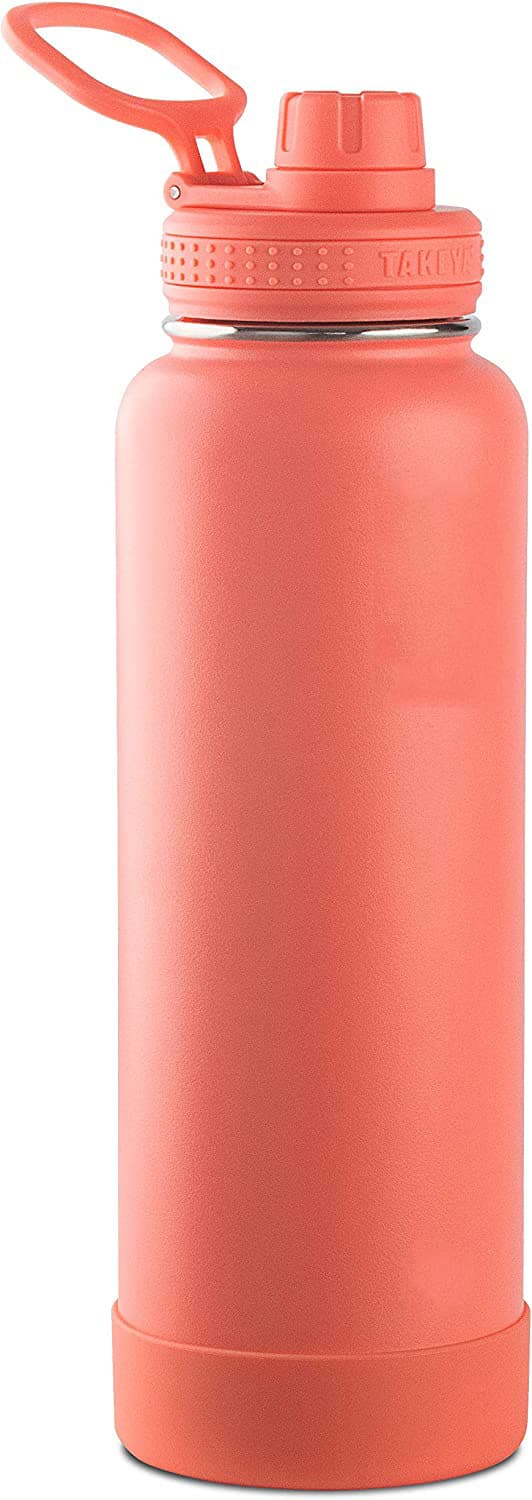 22 oz Insulated Stainless Steel Water Bottle with Spout Lid