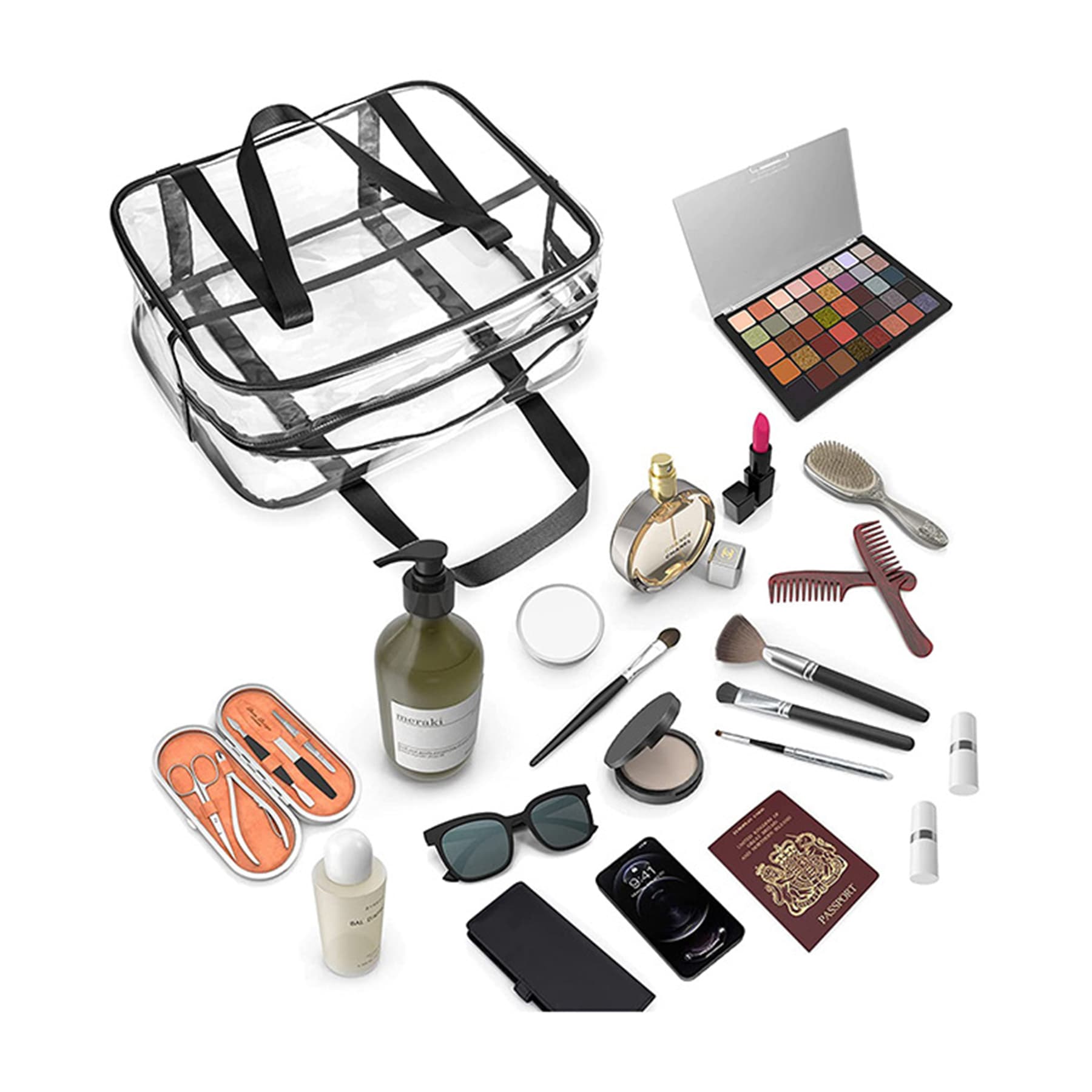 Clear Toiletry Bags thumbnail 7