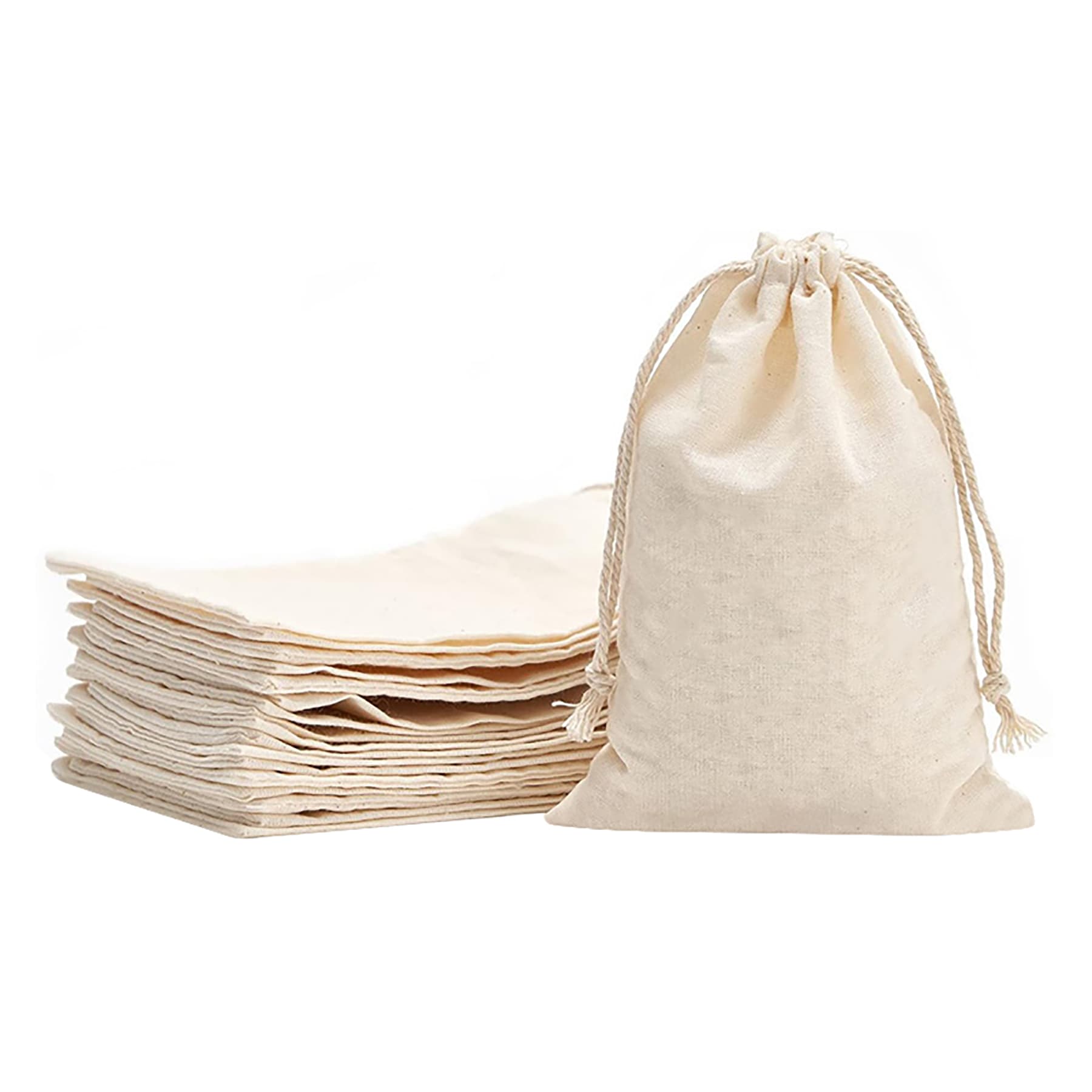 Cotton Gift Drawstring Bag10"H X 6"W thumbnail 2