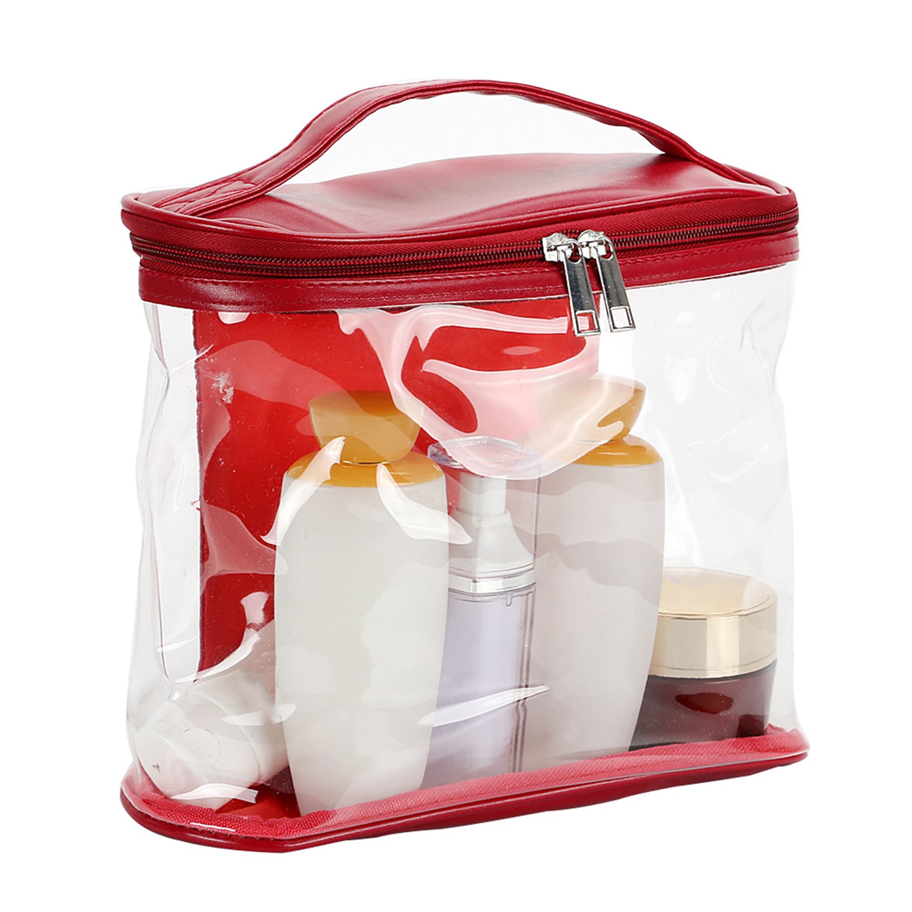 Transparent Makeup Cosmetic Bag with Zipper thumbnail 8