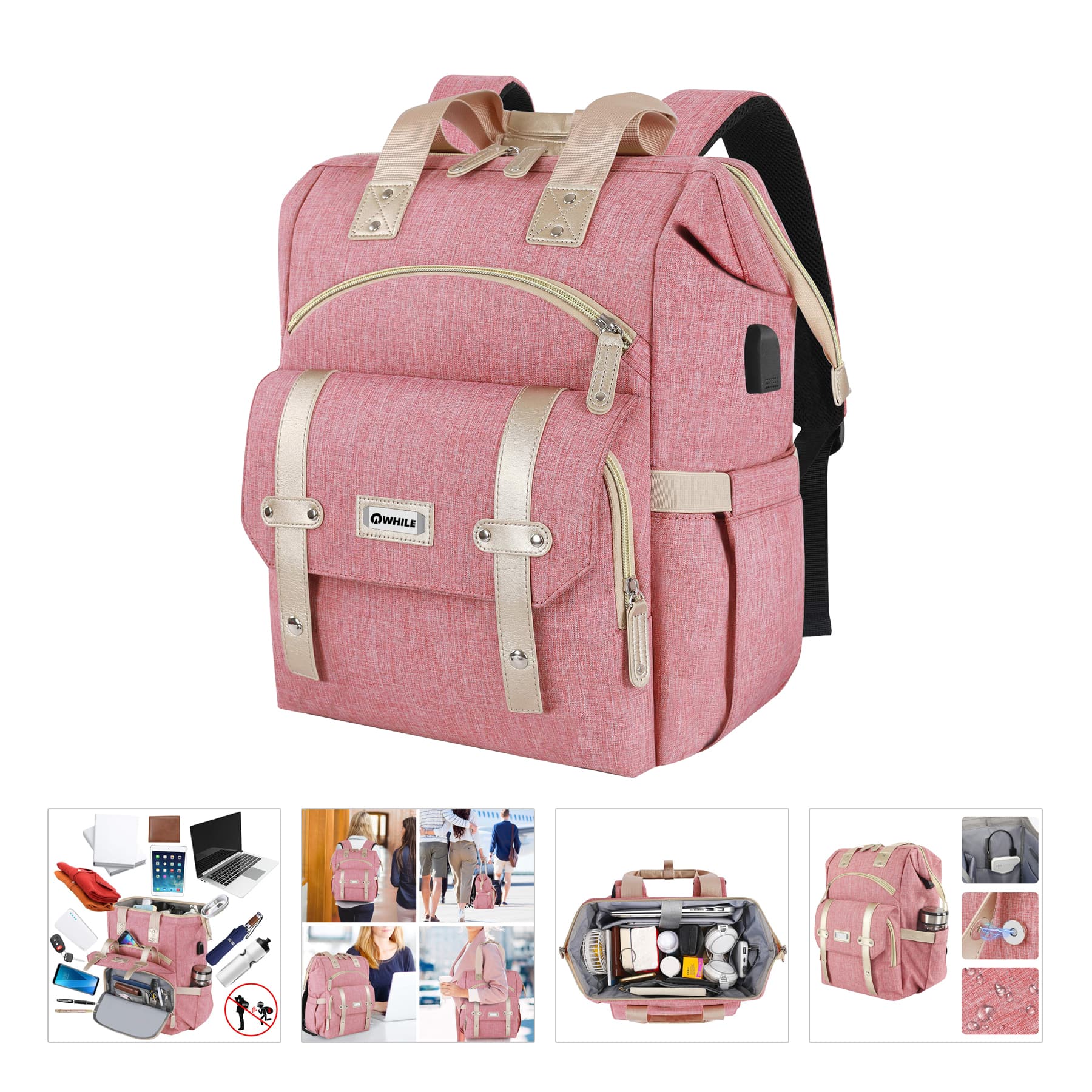 Laptop Backpack For Women Large Fits 17 Inch Laptop