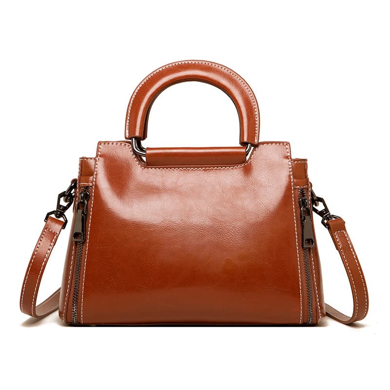 Fashion Genuine Leather Crossbody Bag For Woman thumbnail 7