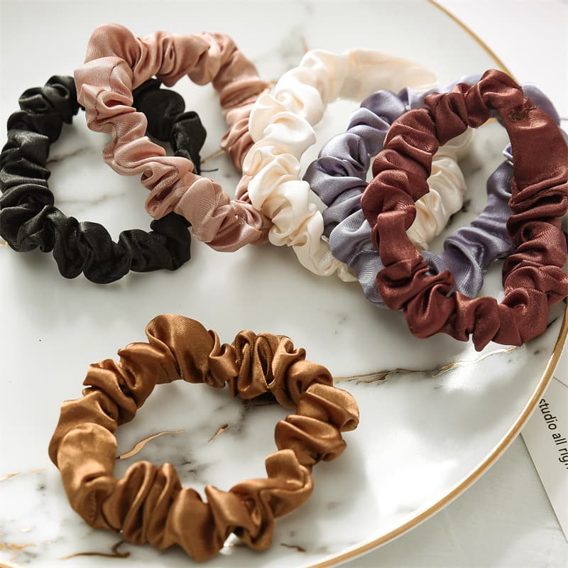 Satin Hair Ties 6 Pack