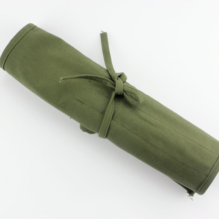 Canvas Roll Up Bag Brush Case thumbnail 3