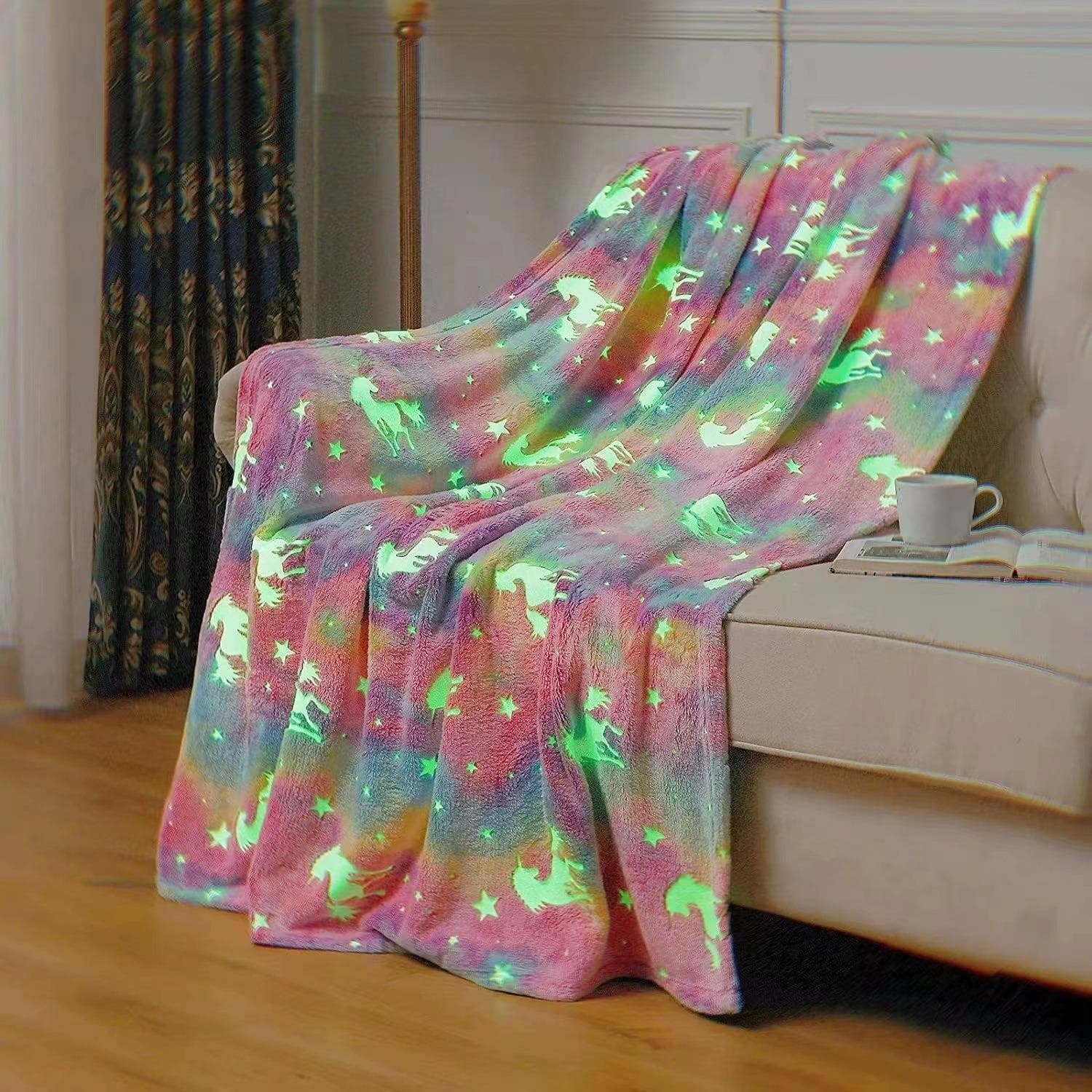 Glow In The Dark Soft Blanket thumbnail 2