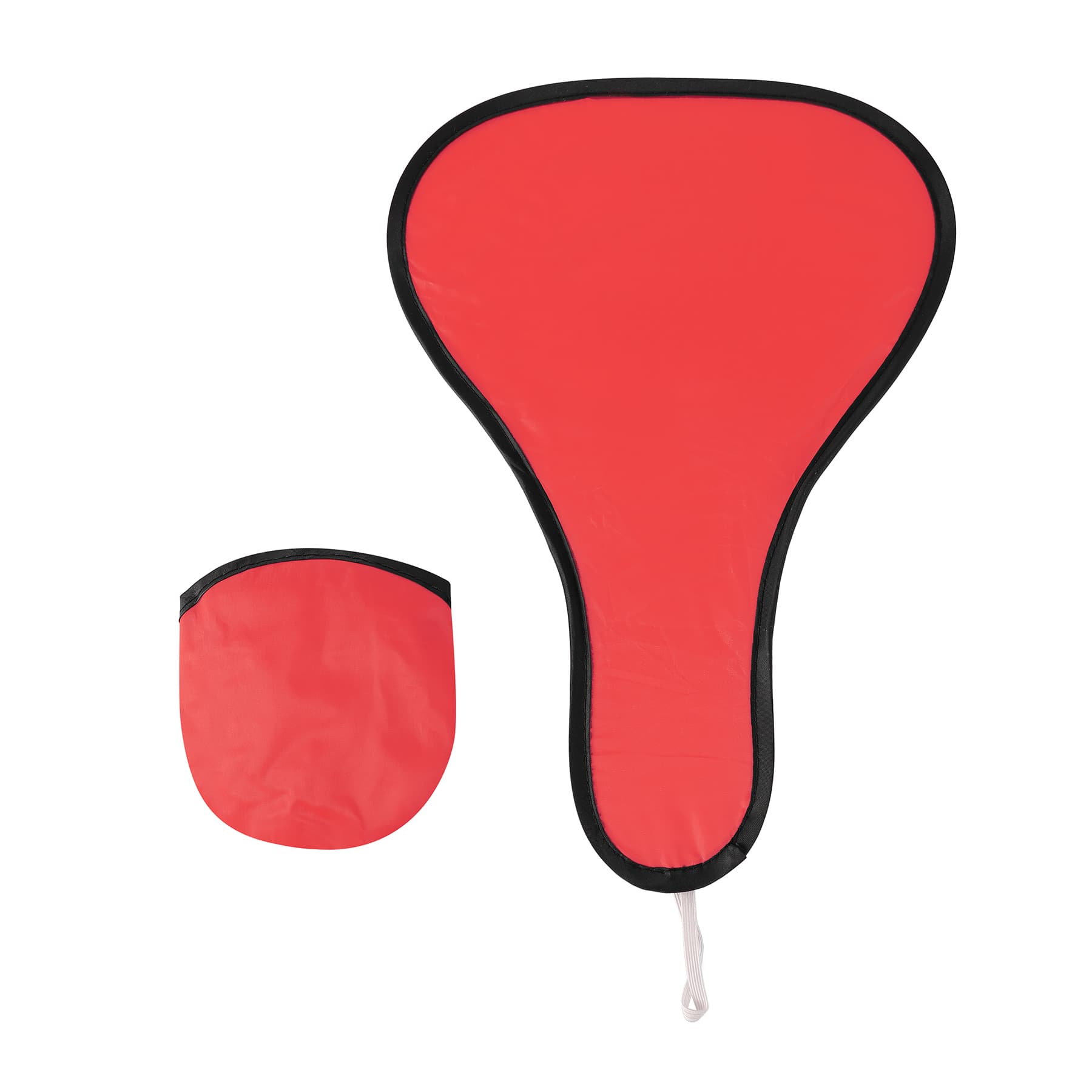 Foldable Nylon Hand Fan W/ Pouch thumbnail 2