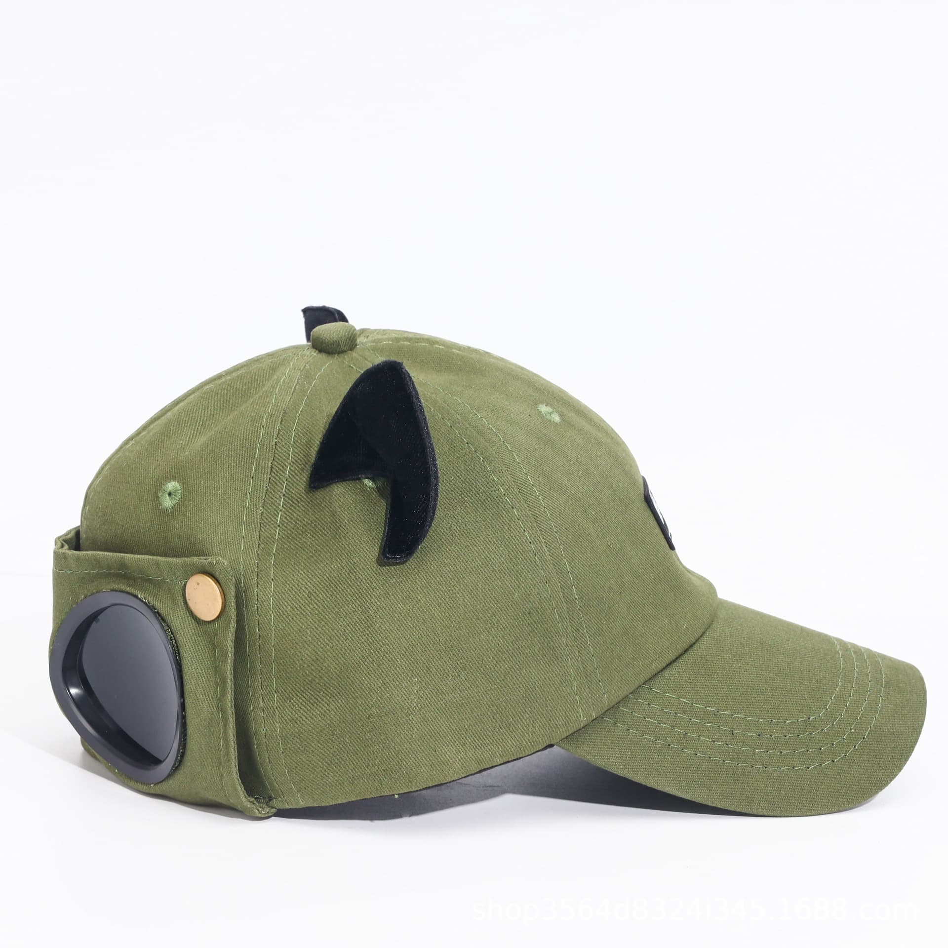 Cat Ear Cap with Sunglasses