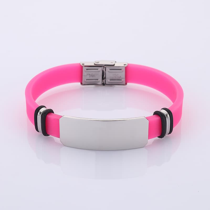 Titanium Steel Silicone Personalized Fashion Bracelet