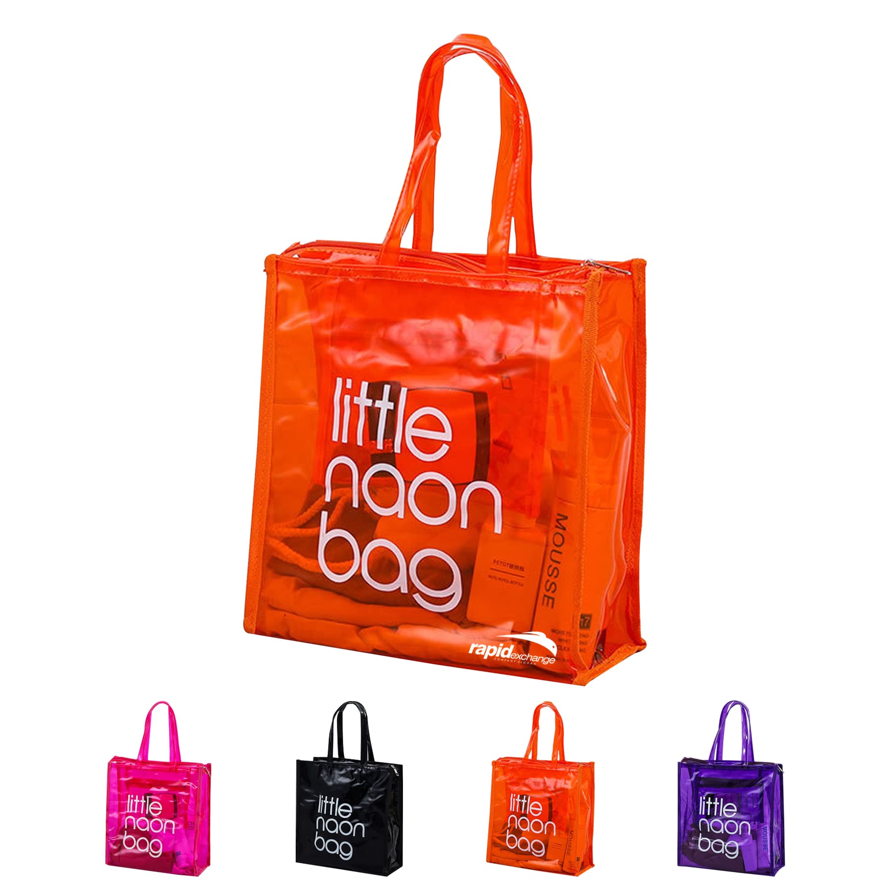 Clear Pvc Jelly Tote Bag