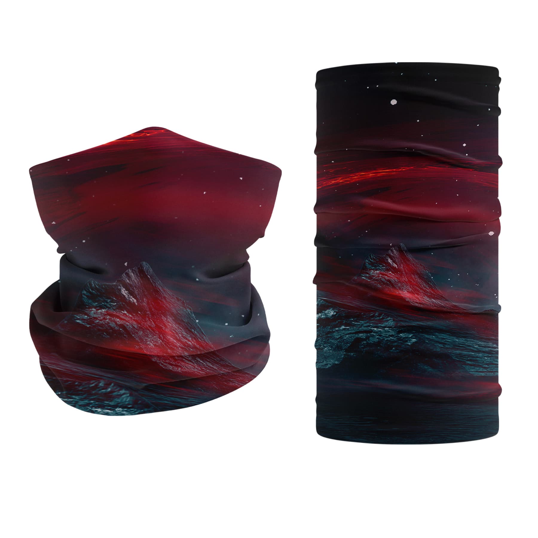 10"x20" Double Layer Polyester Full Color Tube Neck Gaiter thumbnail 7