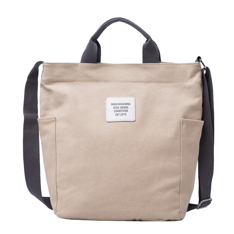 Shoulder Canvas Backpack Large Crossbody Bag thumbnail 3