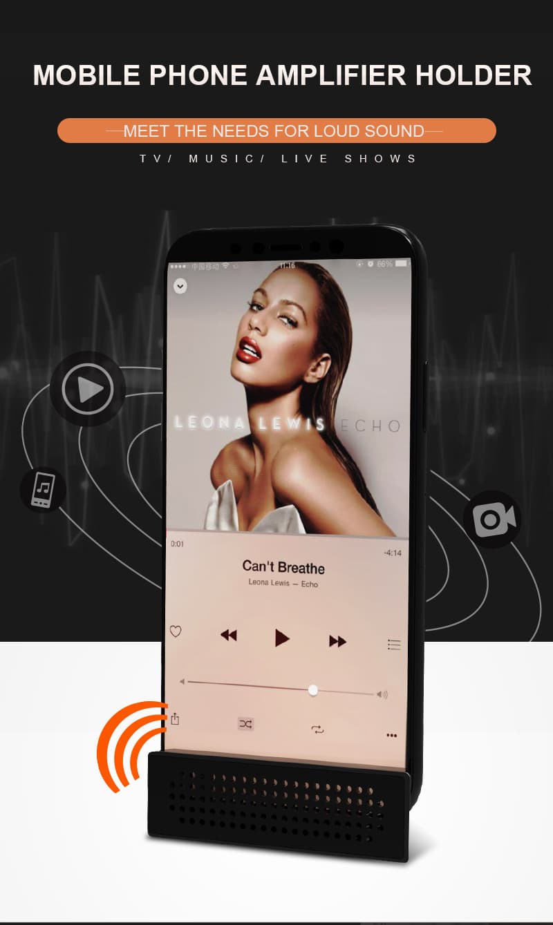Cell Phone Loudspeaker Stand Holder thumbnail 5