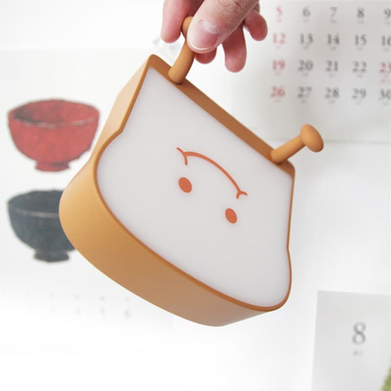 Cute Night Light Toast Bread Led Lamp