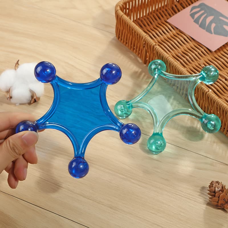 Customized all colors Star Shape Massager