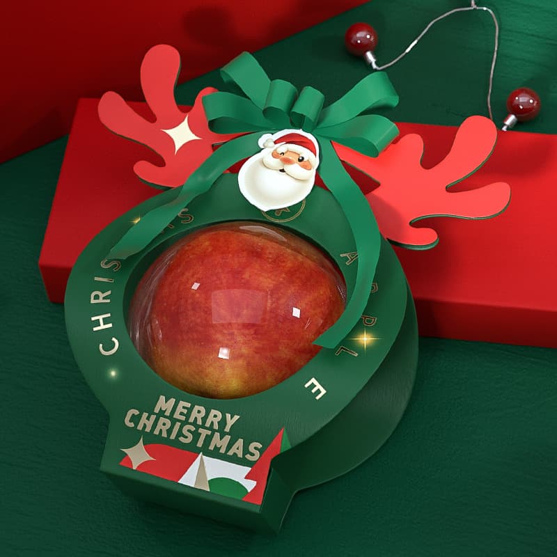 Transparent Festive Christmas Candy Packaging Handle Box thumbnail 4