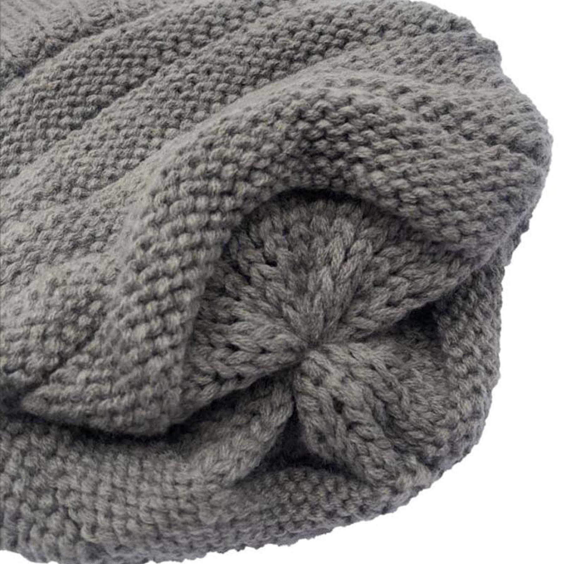 Knitted Baseball Cap With Pony Tail Hole thumbnail 11