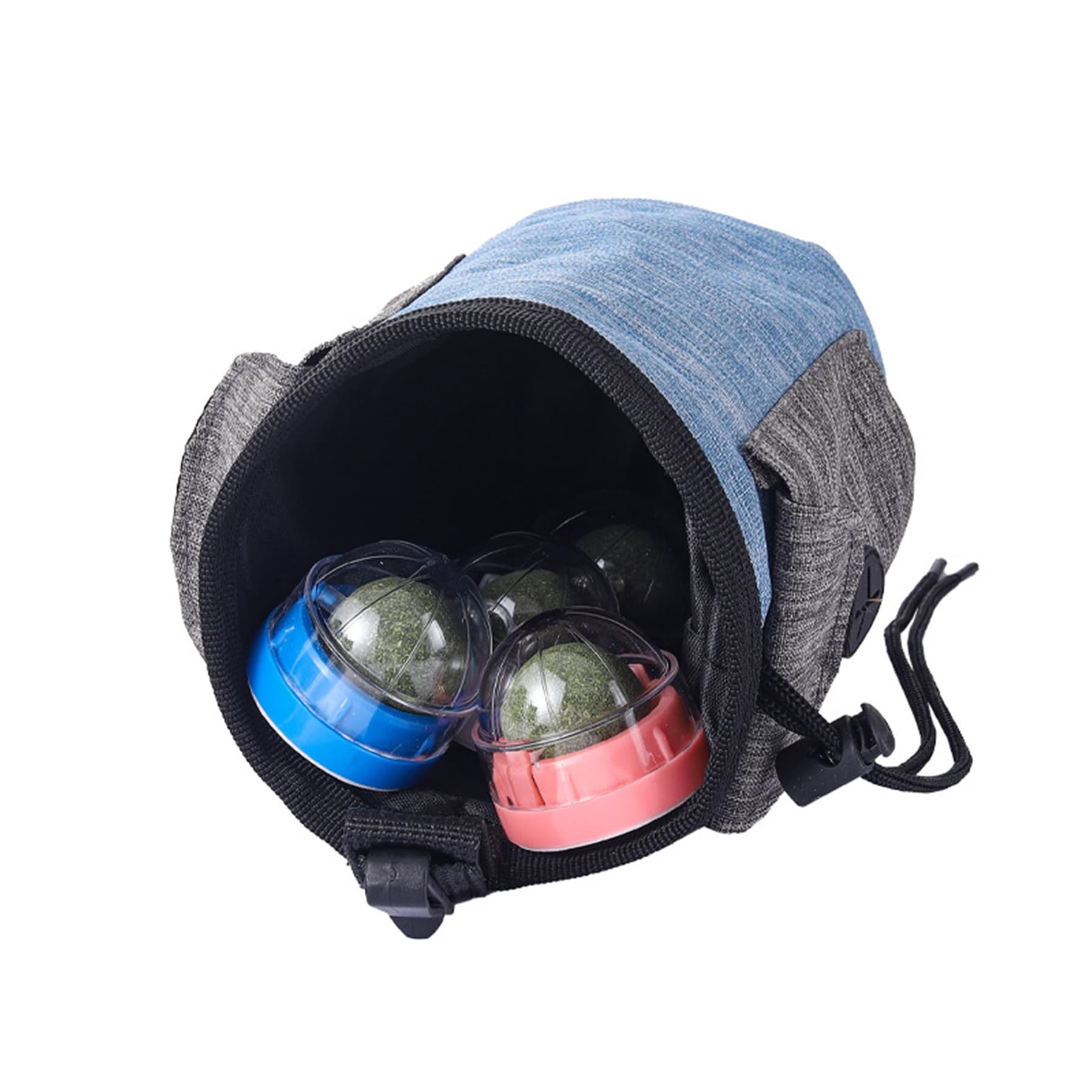 Oxford Dog Treat Snack Pouch W/Built-In Poop Bag Dispenser thumbnail 2