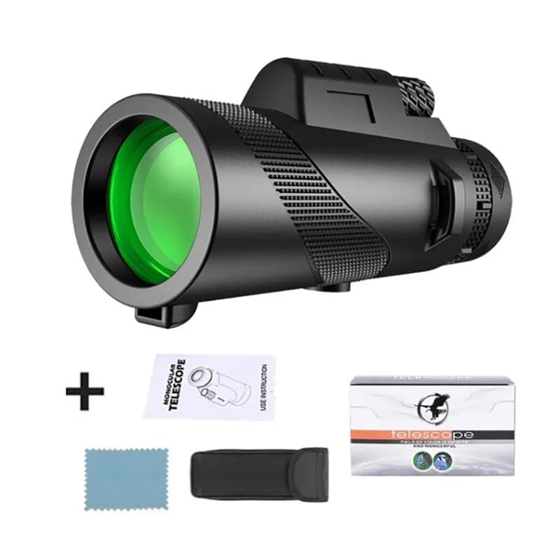40X60 Monocular Telescope With Smartphone Holder And Tripod