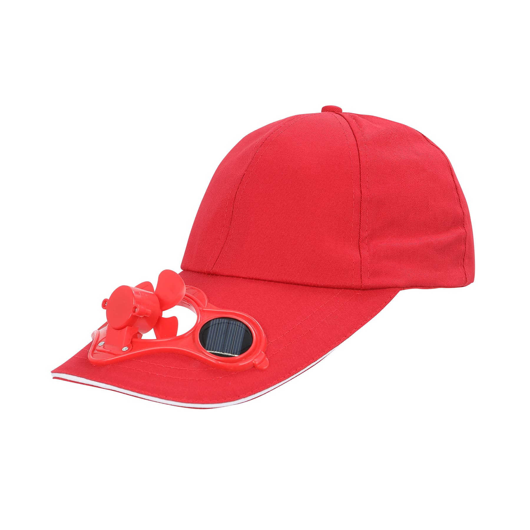 Baseball Cap With Solar Sun Power Cool Fan thumbnail 2