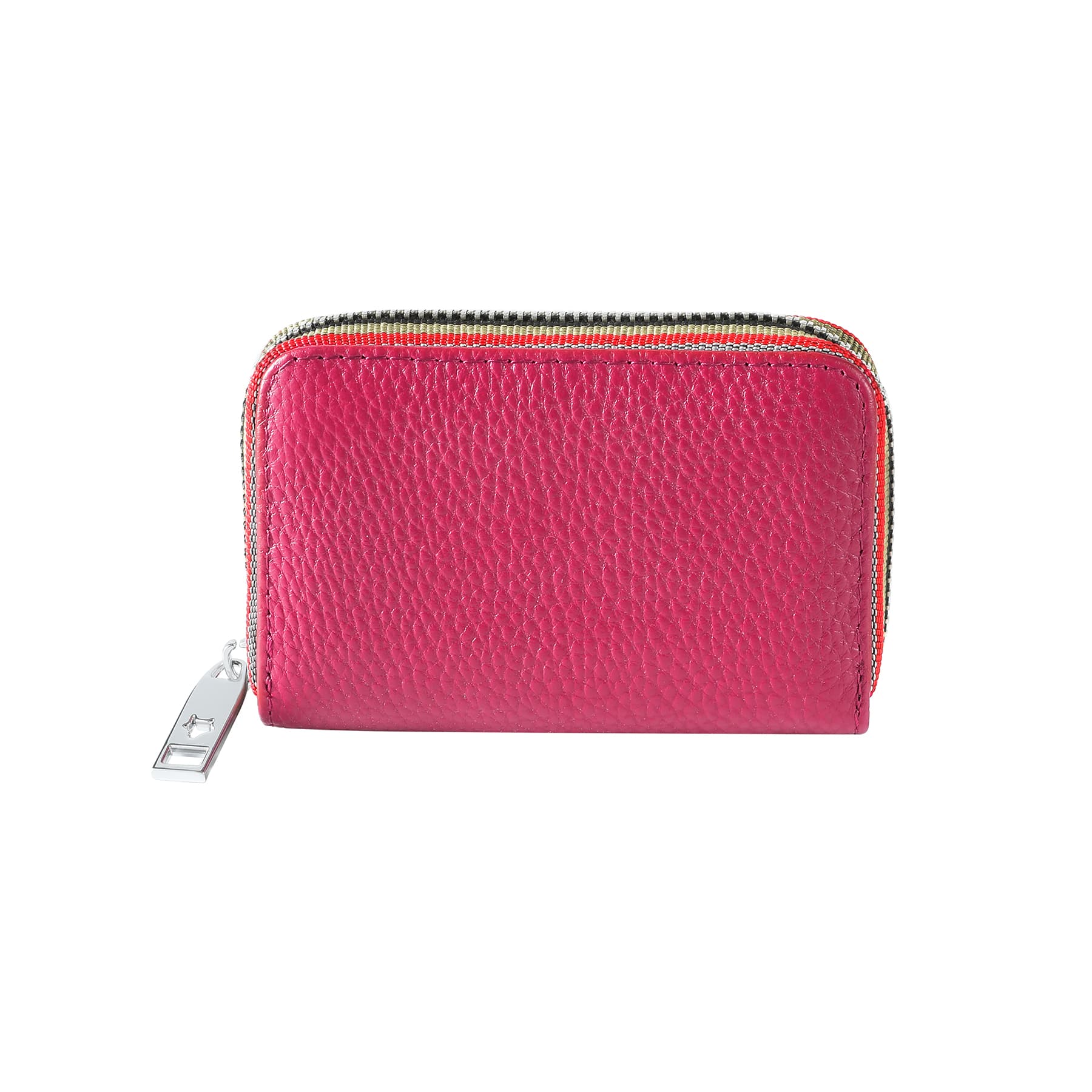 Leather Credit Card Wallet with Zipper thumbnail 14