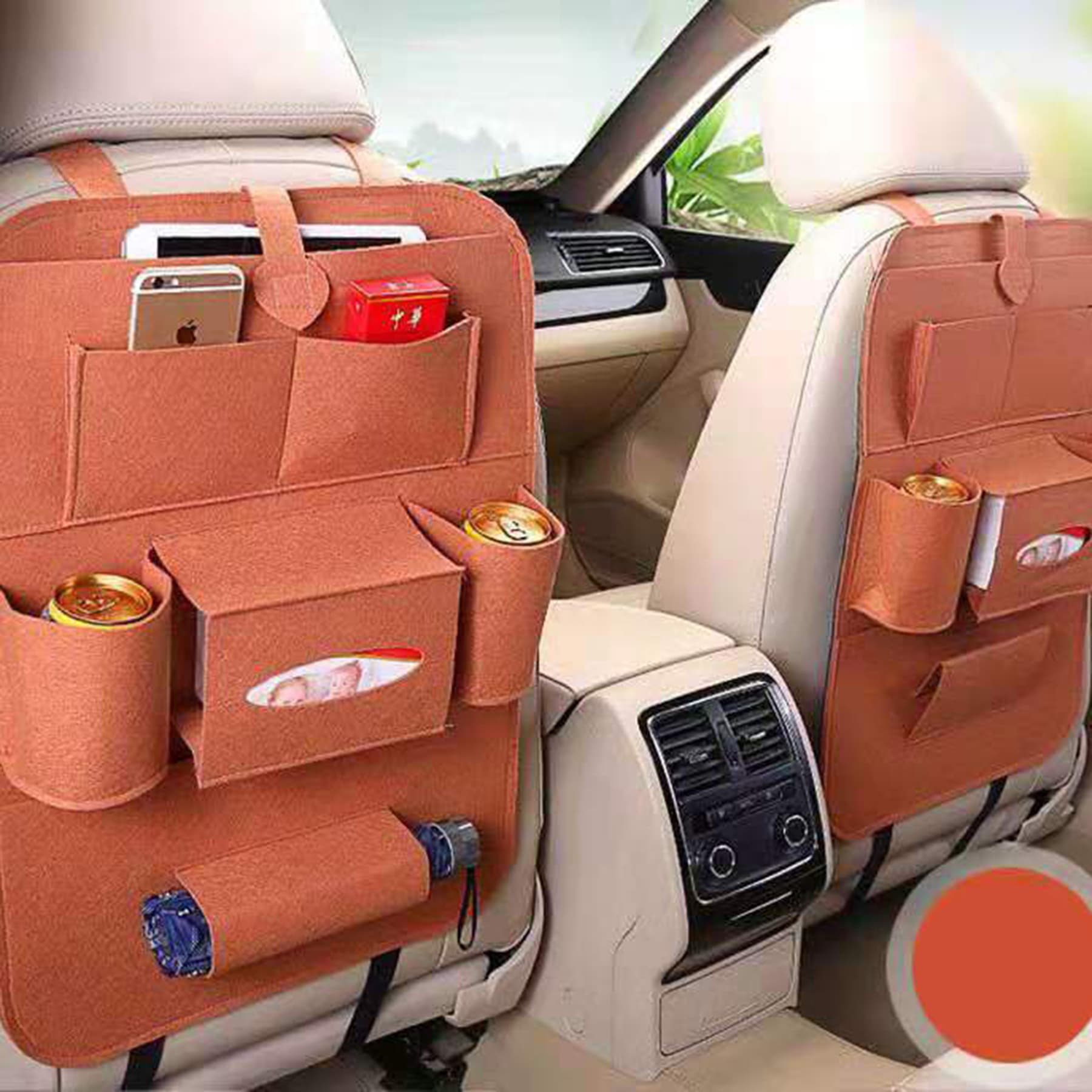 Felt Car Seat Backseat Organizer